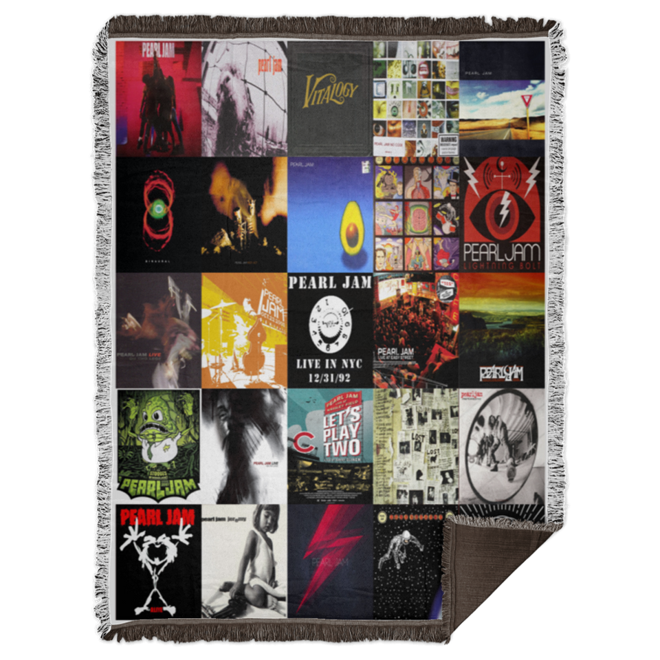 Pearl Jam For Fans 3D Quilt Blanket Fleece Sherpa Throw Blanket Quilt - WB68 Woven Blanket - 60x80