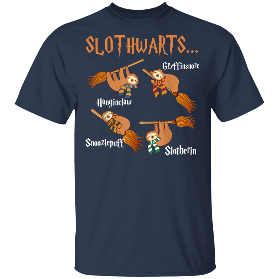 Harry Slothwarts T-Shirt, Harry Slothwarts Shirt Funny Birthday Gift Tshirt - G500 5.3 oz. T-Shirt