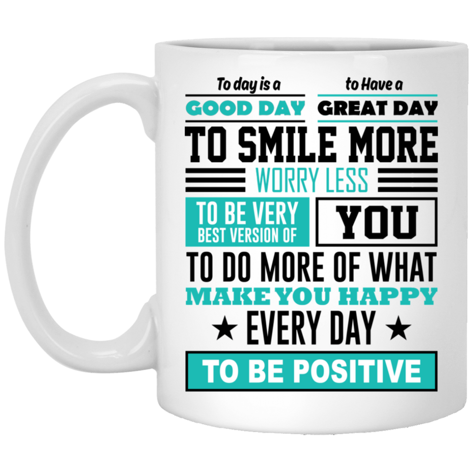 Be Awesome Inspirational Motivational Happiness Quotes Ceramic Gift Coffee Mug 11oz