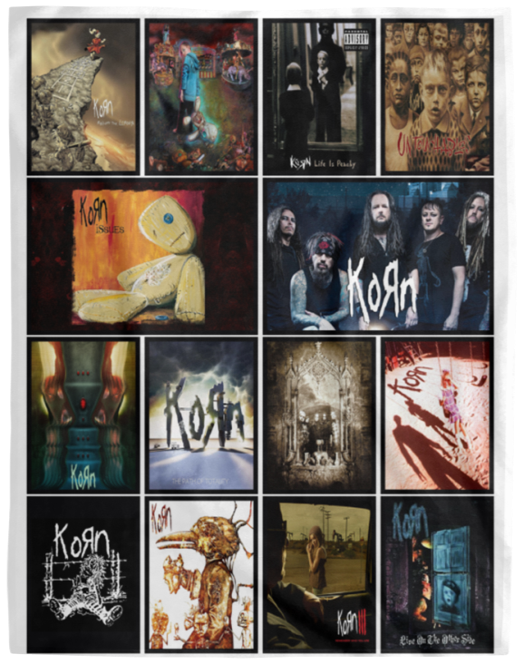 Korn Quilt Fleece Sherpa Throw Blanket for Bedroom Living Room Sofa VPL Cozy Plush Fleece Blanket - 60x80