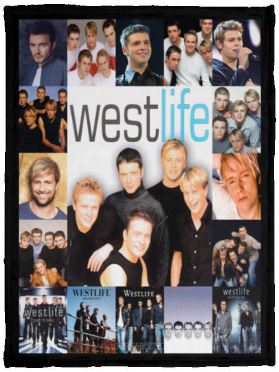 Westlife Blanket, Westlife Band Fleece Blankets For Fans - VPS Cozy Plush Fleece Blanket - 30x40