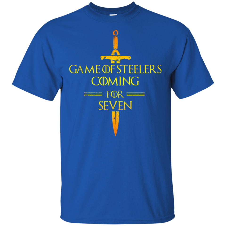 Game of Steelers Coming for Seven T-Shirt, Funny T-shirt for Steelers Fans G200 Gildan Ultra Cotton T-Shirt b