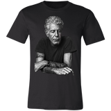 Anthony Bourdain T-Shirt Chef Gift - Anthony Bourdain Shirt - Canvas Unisex T-Shirt
