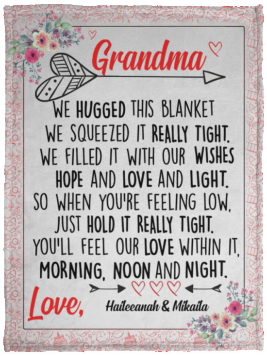 Haileeanah & Mikaila 30x40 cc2 VPS Cozy Plush Fleece Blanket - 30x40
