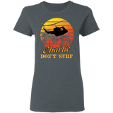 Charlie Don't Surf Vintage Retro T-Shirt Apocalypse Now - G500L Ladies