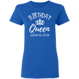 Birthday Queen Shirt Quarantine Birthday Shirts Birthday Girl Shirts for Women White
