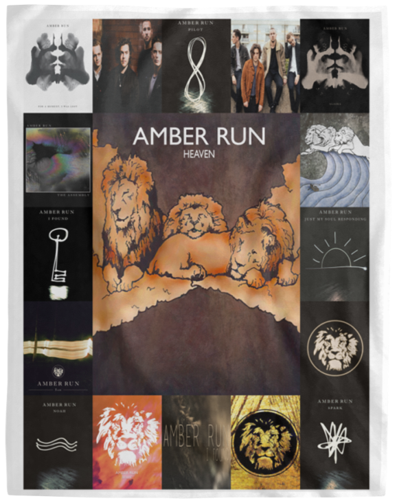 Amber Run Blanket, Amber Run Albums Fleece, Sherpa Blanket For Fans - VPL Cozy Plush Fleece Blanket - 60x80