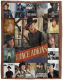 Trace Adkins Blanket Trace Adkins For Fans Quilt Fleece Sherpa VPL Cozy Plush Fleece Blanket - 60x80