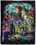 Hocus Pocus Blanket, Halloween Flannel Fleece, Sherpa Blanket All Season for Bed VPL Cozy Plush Fleece Blanket - 60x80
