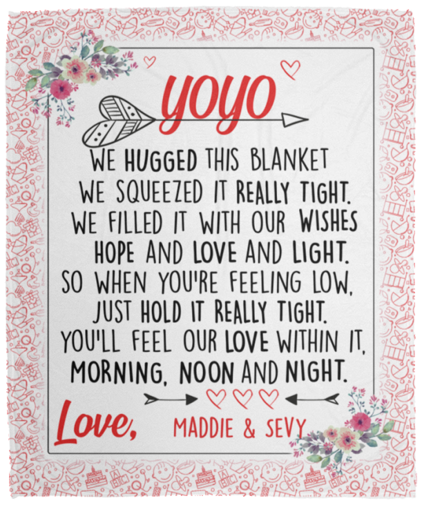 Maddie & Sevy - VPM Cozy Plush Fleece Blanket - 50x60