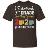 7th Grade Class of 2020 Quarantined Graduation I Survived 7th Grade Shirt