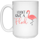Jyotis - I Don't Give A Flock Mug Pink Flamingo Mug, Perfect Flamingo Gift For Girls - Flamingo Merchandise - Flamingo Coffee Mug - Birthday Gift for Coworkers, Men & Women, Him or Her, Mom, Dad