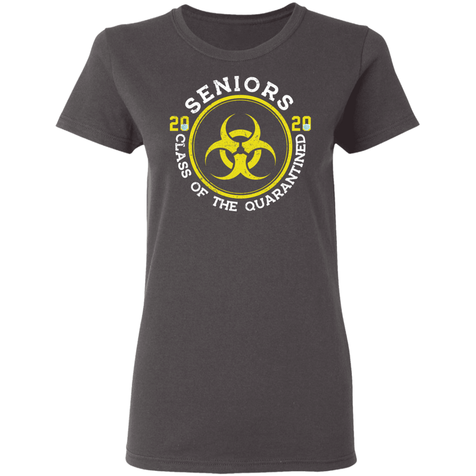 Womens Seniors 2020 Class of The Quarantined T-Shirt Quarantine Shirt