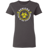 Womens Seniors 2020 Class of The Quarantined T-Shirt Quarantine Shirt