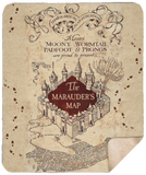 Marauder's Map - SHM Sherpa Blanket - 50x60