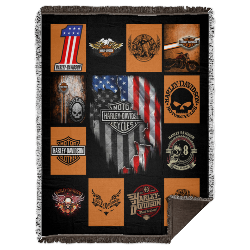H a r l e y D a v i d s o n Like 60x80 woven - WB68 Woven Blanket - 60x80