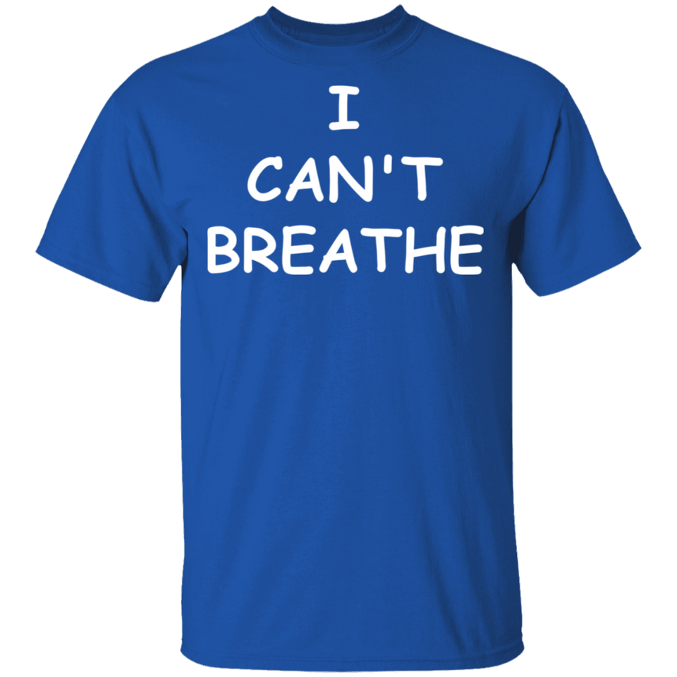 I Cant Breathe Mens Shirts Protest Tees Black Lives Matter END Police Brutality Now (Mens)