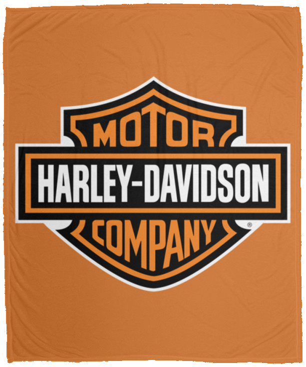 Harley - Davidson 3D Quilt Blanket Fleece Sherpa Throw Blanket Bedroom Sofa - VPM Cozy Plush Fleece Blanket - 50x60 up lai