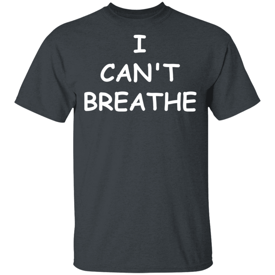 I Cant Breathe Mens Shirts Protest Tees Black Lives Matter END Police Brutality Now (Mens)
