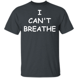 I Cant Breathe Mens Shirts Protest Tees Black Lives Matter END Police Brutality Now (Mens)