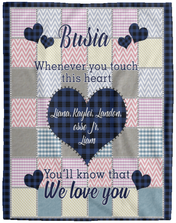 Liana, Kaylei, Landon, Jesse Jr, Liam - VPL Cozy Plush Fleece Blanket - 60x80
