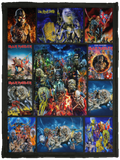 Iron Maiden Blanket, Heavy Metal Fleece, Sherpa Blanket For Fans VPS Cozy Plush Fleece Blanket - 30x40