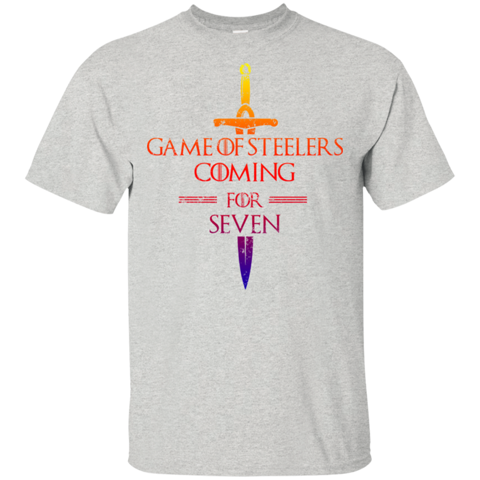 Game of Steelers Coming for Seven T-Shirt, Funny T-shirt for Steelers Fans G200 Gildan Ultra Cotton T-Shirt