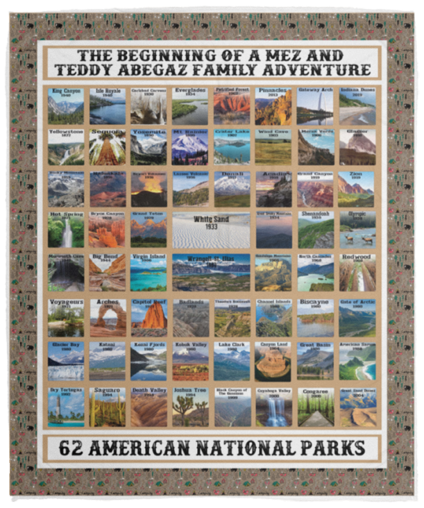 The beginning of a Mez and Teddy Abegaz Family Adventure - VPM Cozy Plush Fleece Blanket - 50x60