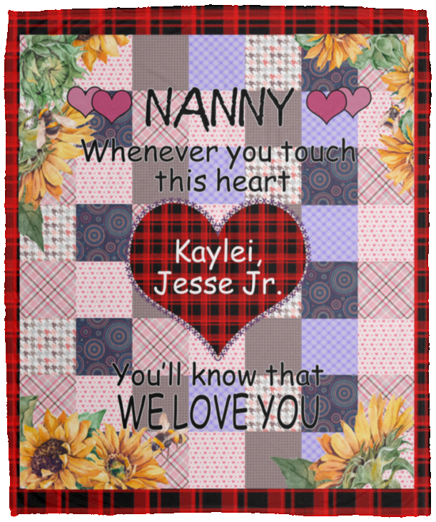 Kaylei, Jesse Jr.  - VPM Cozy Plush Fleece Blanket - 50x60