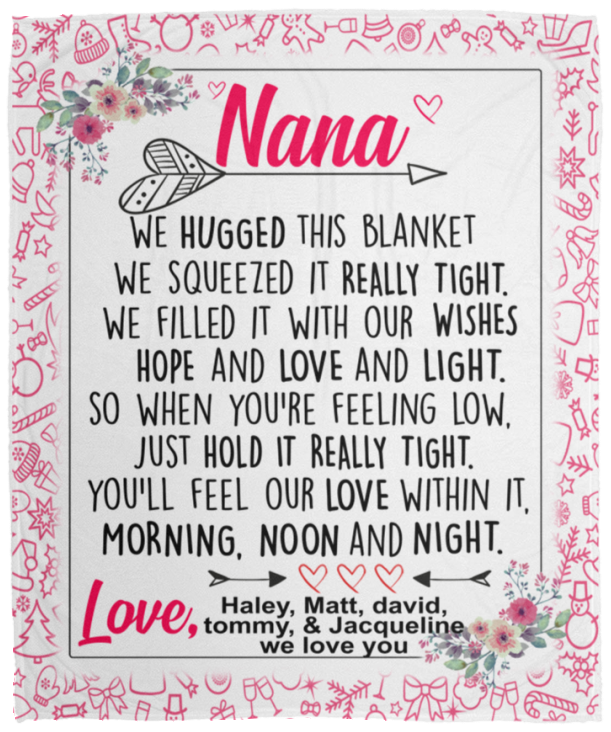 Haley, Matt, david, tommy, & Jacqueline we love you - VPM Cozy Plush Fleece Blanket - 50x60