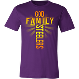 God Family Steelers T-Shirt Steelers Fan Unisex Jersey Short-Sleeve Tshirt