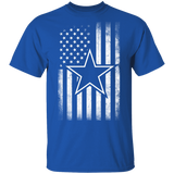 Dallas Cowboys Shirt, Cowboy Flag football Dallas Fans T-Shirt (Men's T-Shirt)