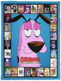 Courage the Cowardly Dog Blanket, Courage Dog Fleece, Sherpa Blankets VPS Cozy Plush Fleece Blanket - 30x40