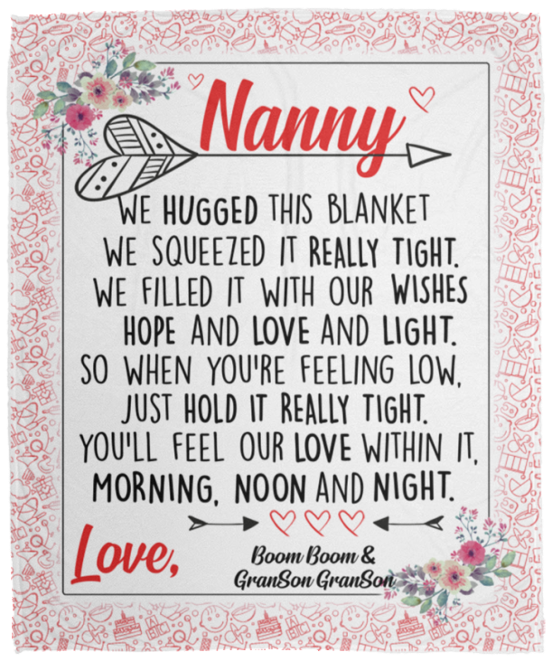 Boom Boom & GranSon GranSon - VPM Cozy Plush Fleece Blanket - 50x60