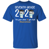 seventh Grade The Year When Shit Got Real Quarantined Shirt Youth T-Shirt