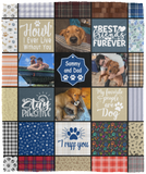 Sammy and Dad  - VPM Cozy Plush Fleece Blanket - 50x60