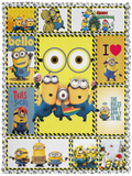 Minions Blanket, Limited Edition Minions Fleece, Sherpa Blanket VPS Cozy Plush Fleece Blanket - 30x40