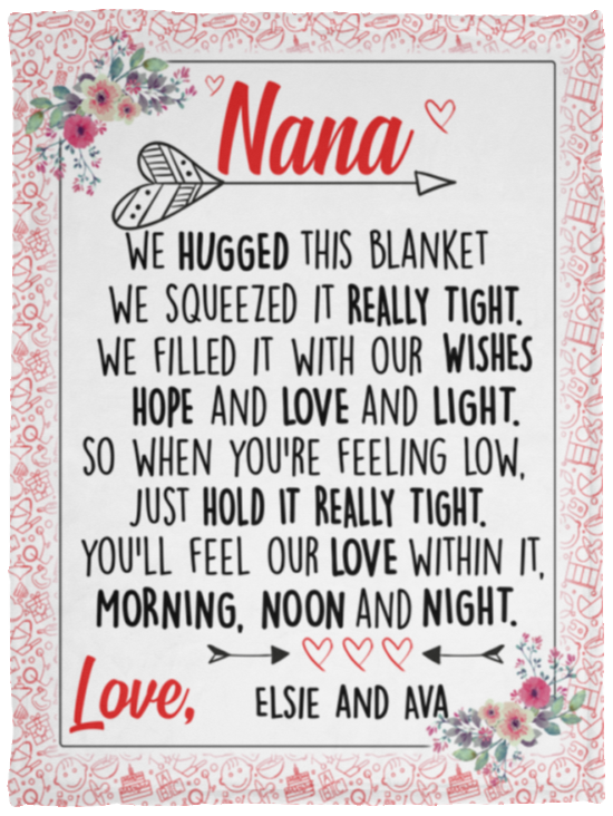 Elsie and Ava - VPS Cozy Plush Fleece Blanket - 30x40