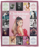 Ariana Grande Blanket Fleece Sherpa Throw Quilt Blanket for Bedroom Sofa VPM Cozy Plush Fleece Blanket - 50x60