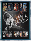 Eddie Van Halen Fleece Sherpa Throw Quilt Blanket for Bedroom Sofa VPS Cozy Plush Fleece Blanket - 30x40