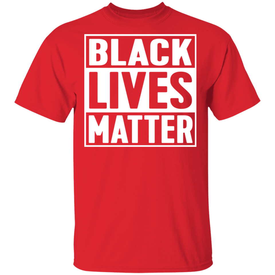 Black Lives Matter T-Shirt I Cant Breathe All Size (S-5XL) + Color White BLM - Mens