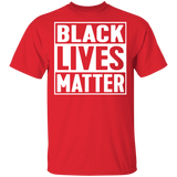 Black Lives Matter T-Shirt I Cant Breathe All Size (S-5XL) + Color White BLM - Mens