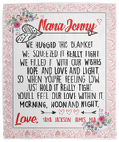 Yaya, Jackson, James, Mia VPM Cozy Plush Fleece Blanket - 50x60