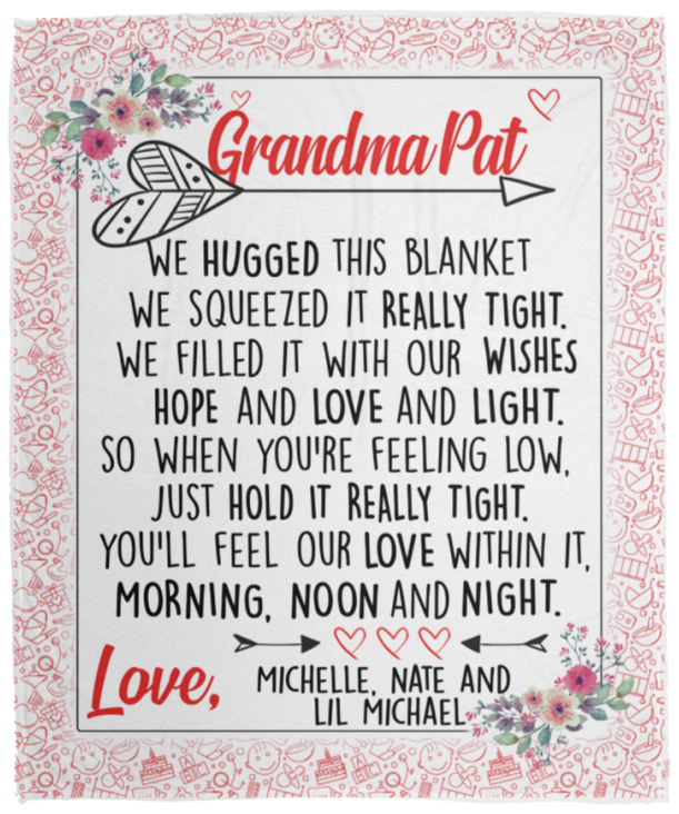 Michelle, Nate and lil Michael VPM Cozy Plush Fleece Blanket - 50x60
