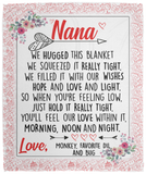Monkey, Favorite DIL, and Bug - VPM Cozy Plush Fleece Blanket - 50x60