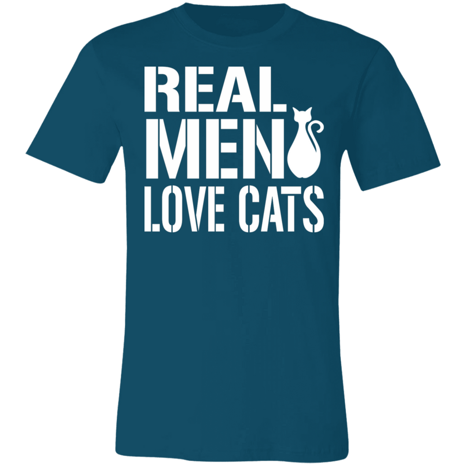Real Men Love Cats Shirt Awesome Cats Lover T-Shirt