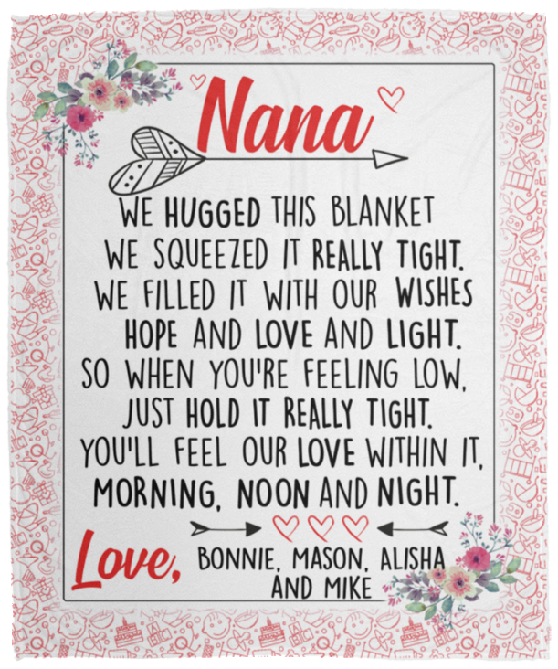 Bonnie Mason Alisha and Mike - VPM Cozy Plush Fleece Blanket - 50x60