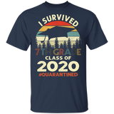 7th Grade Class of 2020 Quarantined Print T-Shirt Graduation Outfits Shirt