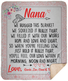 Gavin, Zac, Dani & Todd SHM Sherpa Blanket - 50x60