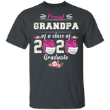 Proud Grandpa of A Class of 2020 Graduate T-Shirt Quarantined Floral Shirt